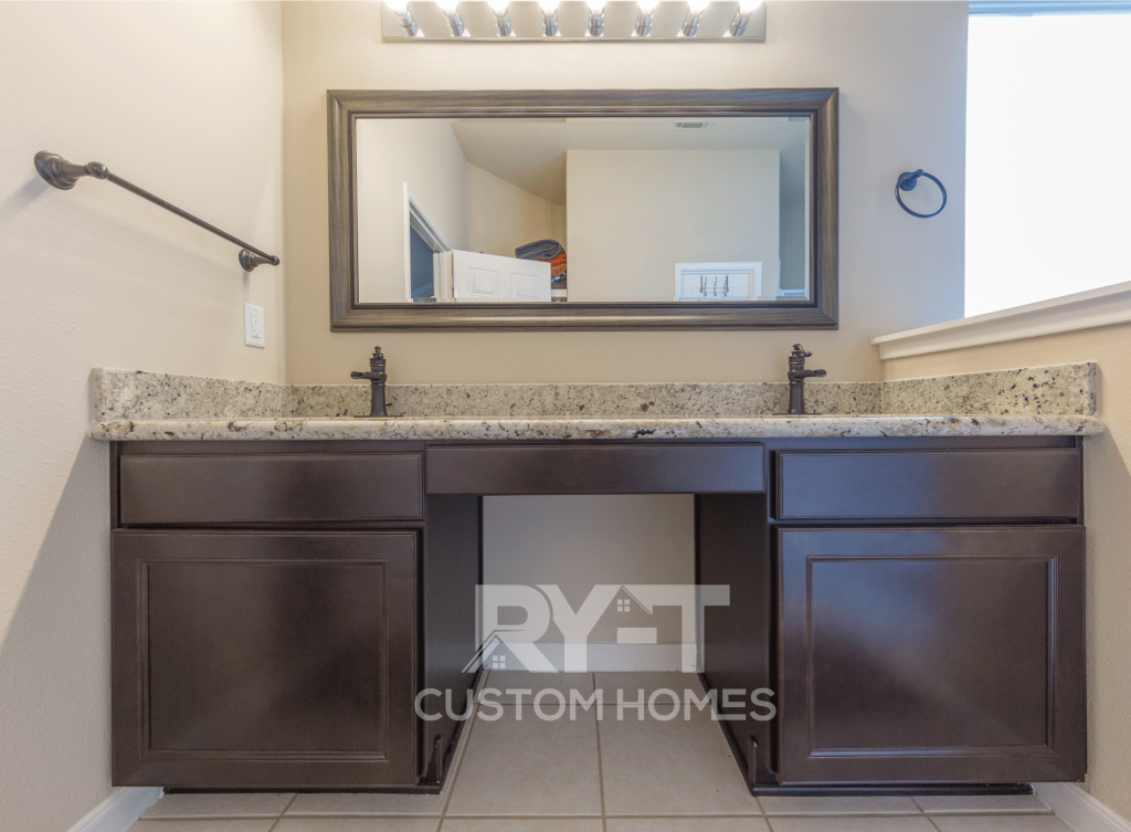 image of bathroom vanity and mirror
