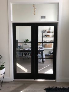 image of interior glass doors